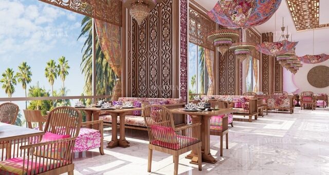 طراحی رستوران عربی