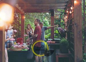 عکس پرگولا در محوطه زیبا برای محوطه سازی ویلا