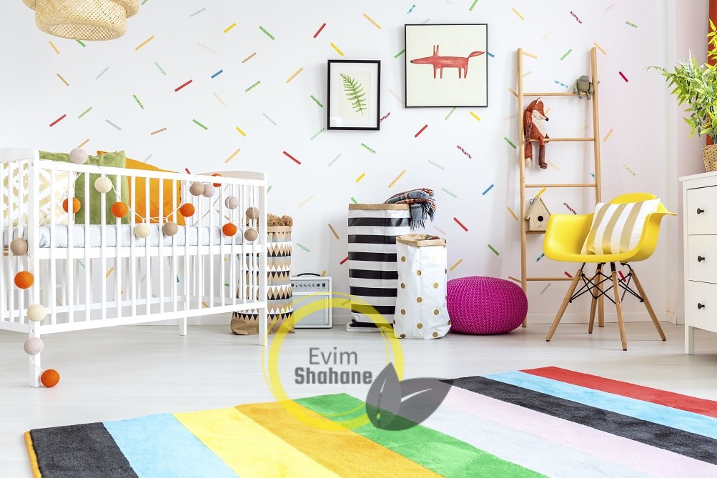 رنگ آمیزی اتاق نوزاد