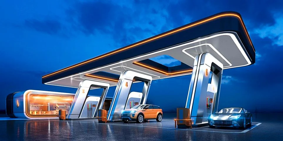 طراحی پمپ بنزین