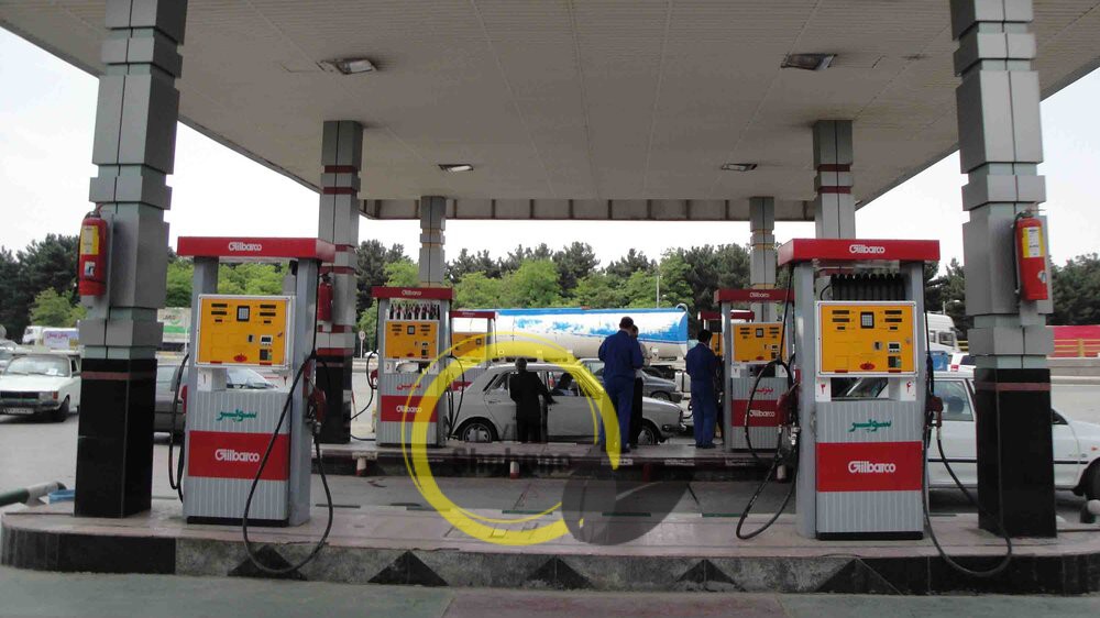 نقاشی پمپ بنزین 