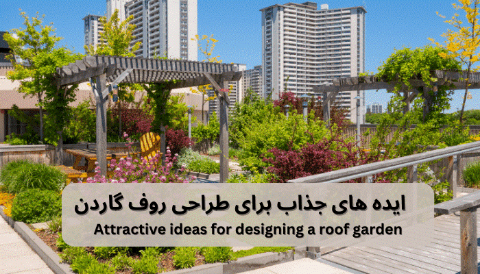 ایده های جذاب برای طراحی روف گاردن