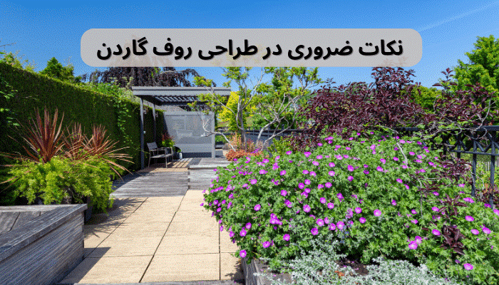 ایده های جذاب برای طراحی روف گاردن